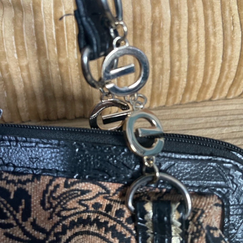 Marc Ecko Women’s vintage tote bag black/brown - Picture 7 of 10